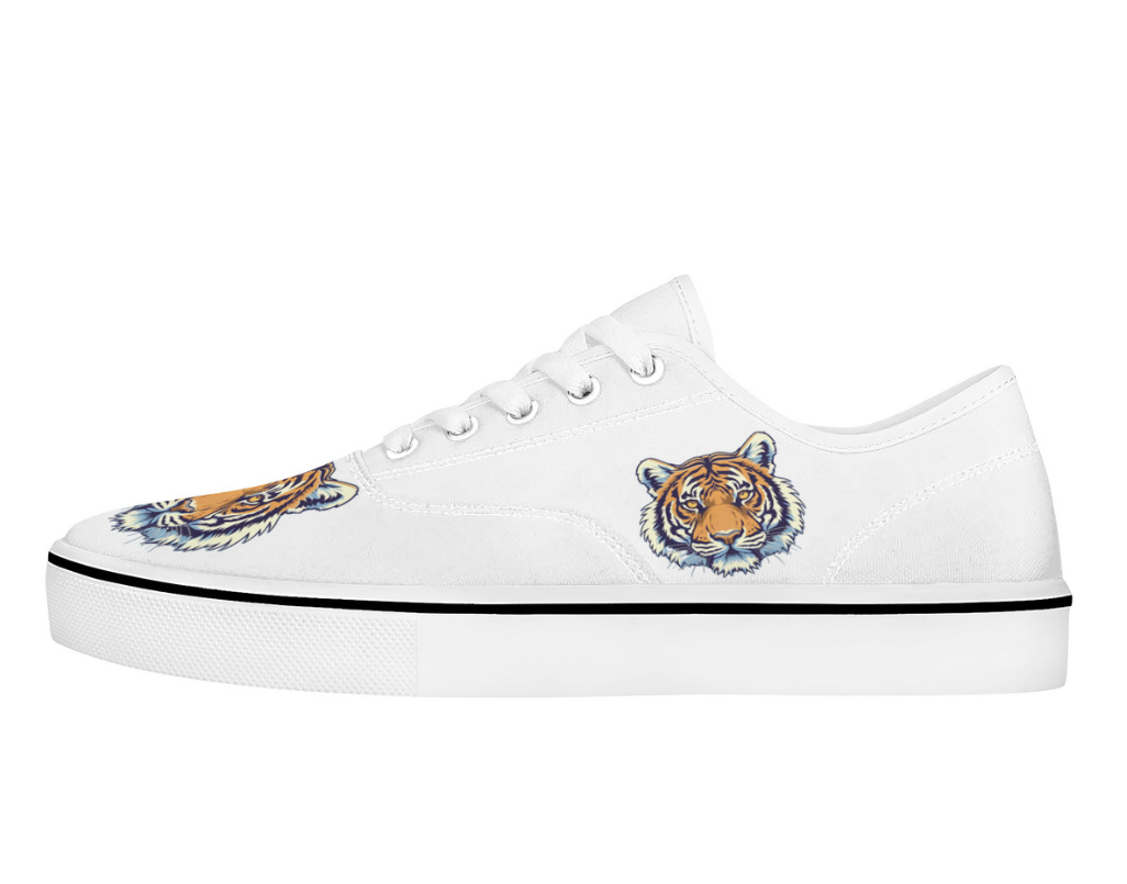 Artistic Tiger - Face Canvas Sneakers