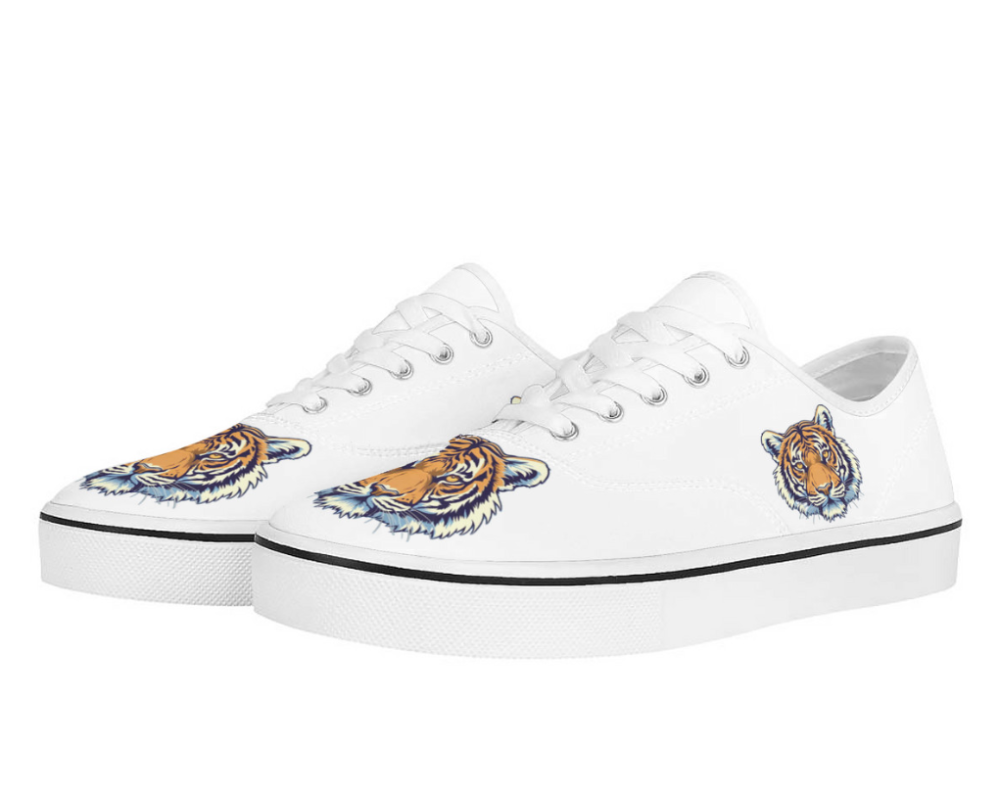 Artistic Tiger - Face Canvas Sneakers