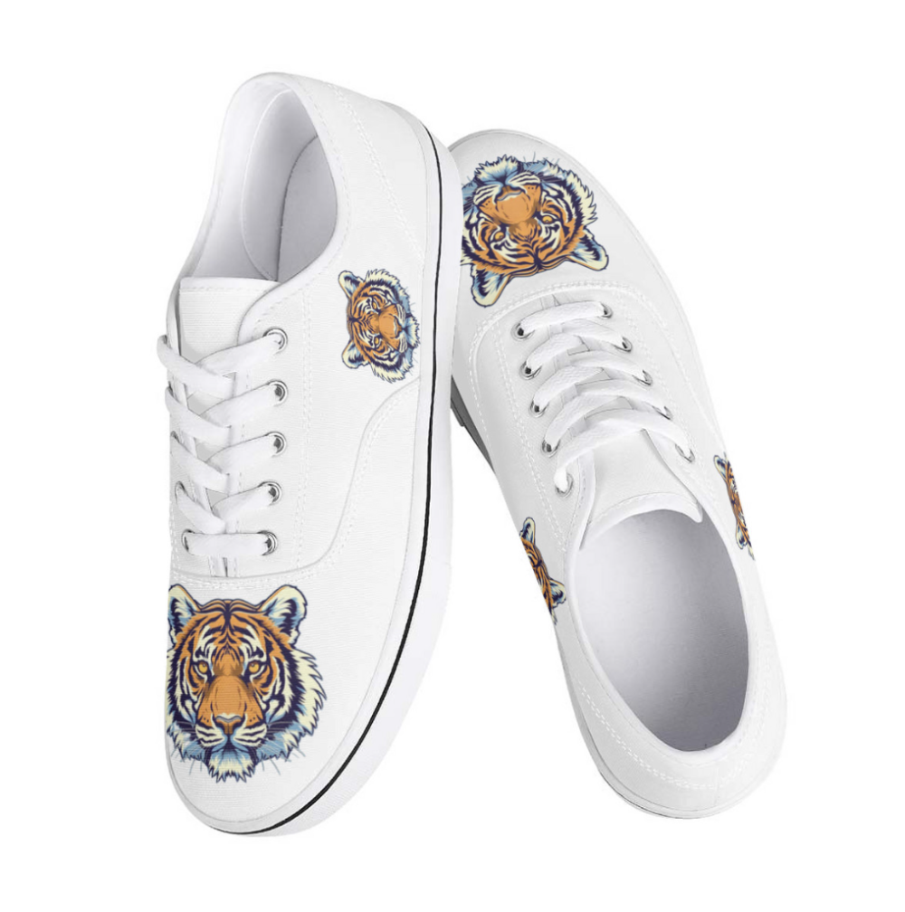 Artistic Tiger - Face Canvas Sneakers